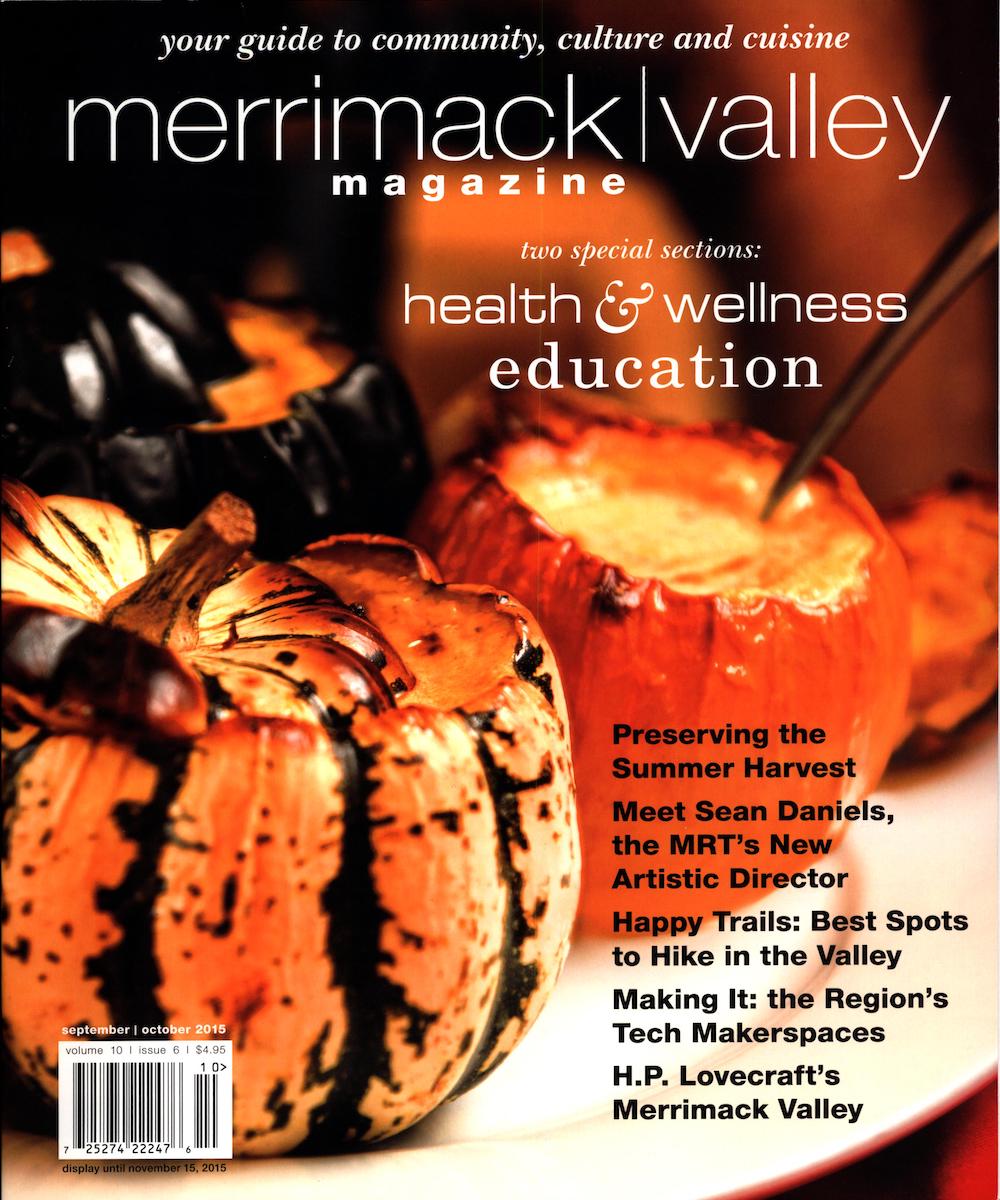 Merrimack Valley Magazine cover october 2015