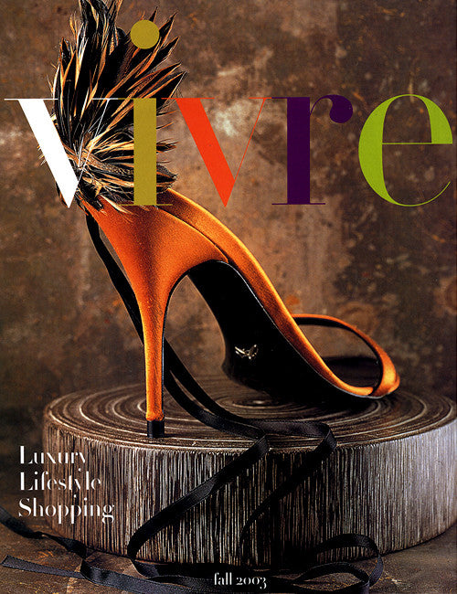Vivre Magazine Cover from Fall 2003