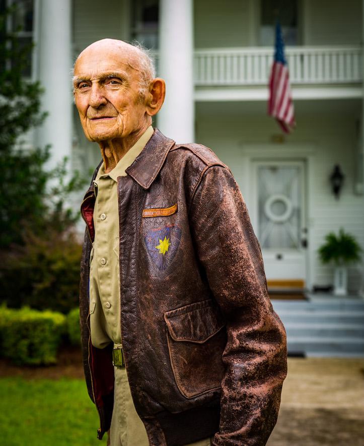 Billy Lewis, WWII Veteran - photo credit John Slemp