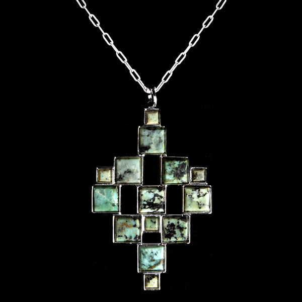 African Turquoise Pendant - Darby Scott