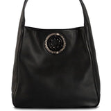 The Paige Hobo in Black Leather - Darby Scott