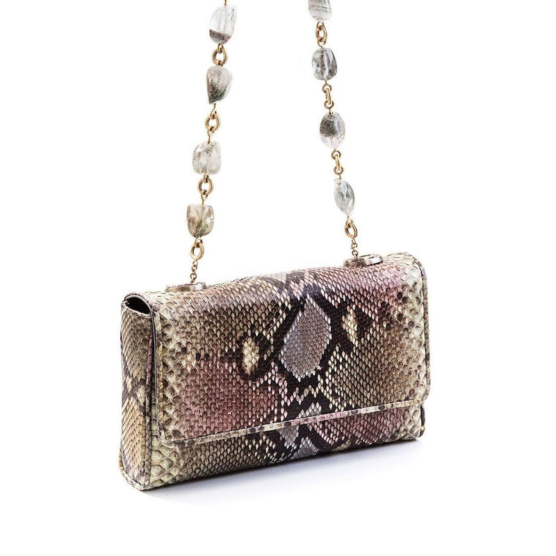 Pastel Multi-colored Chain & Jewel Shoulder Bag, Mini - Darby Scott