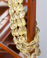Close up of Citrine Necklace Beads - Darby Scott