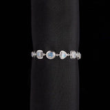 Moonstone sterling silver bracelet - Darby Scott