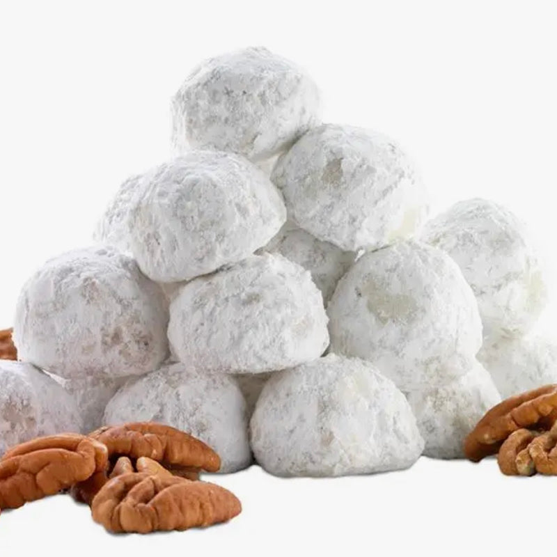 Pile of Tea Cakes with pecans 